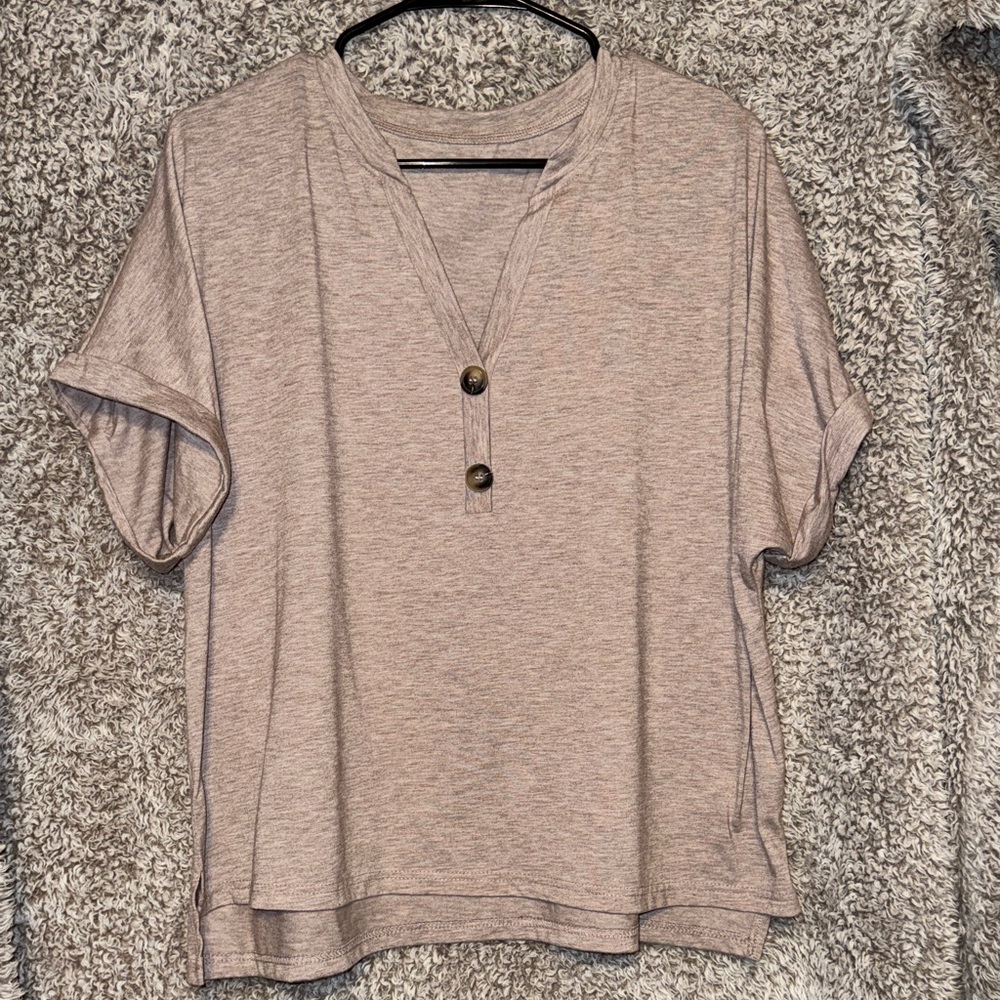 Shein V-Neck Shirt